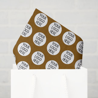 Papel De Seda Personalize o padrão do logotipo da sua empresa em