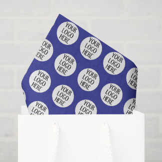 Papel De Seda Personalize o padrão do logotipo da sua empresa em