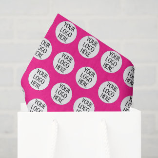 Papel De Seda Personalize Seu padrão de logotipo da empresa Bran