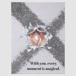 PAPEL DE SEDA PERSONALIZE TEXTO E IMAGEM 