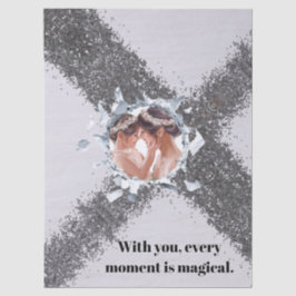 PAPEL DE SEDA PERSONILIZE TEXT AND PICTURE 