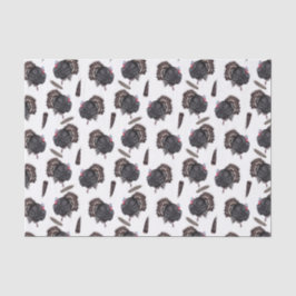 Papel De Seda Perus e Penas - Livro Branco