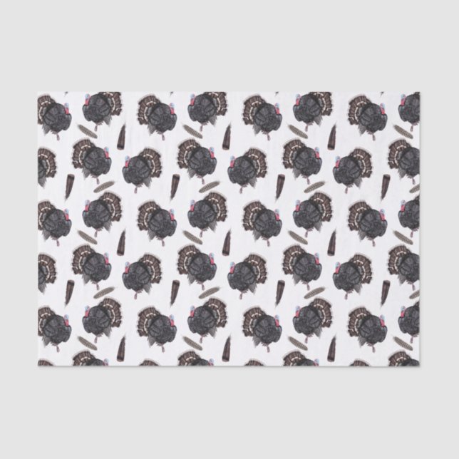 Papel De Seda Perus e Penas - Livro Branco (Frente )