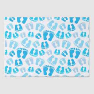 Papel De Seda Pés de bebê menino