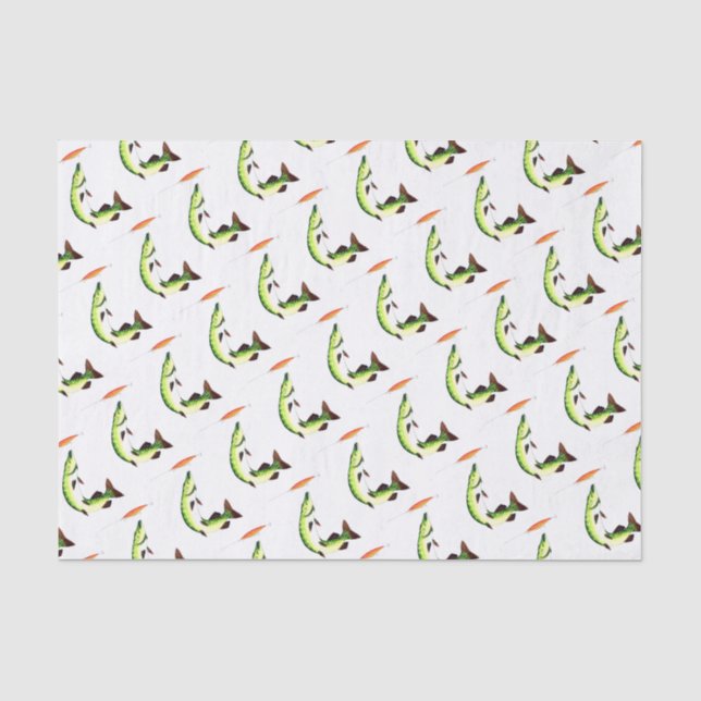 Papel De Seda Pesca a pique e pesca a mosca (Frente )