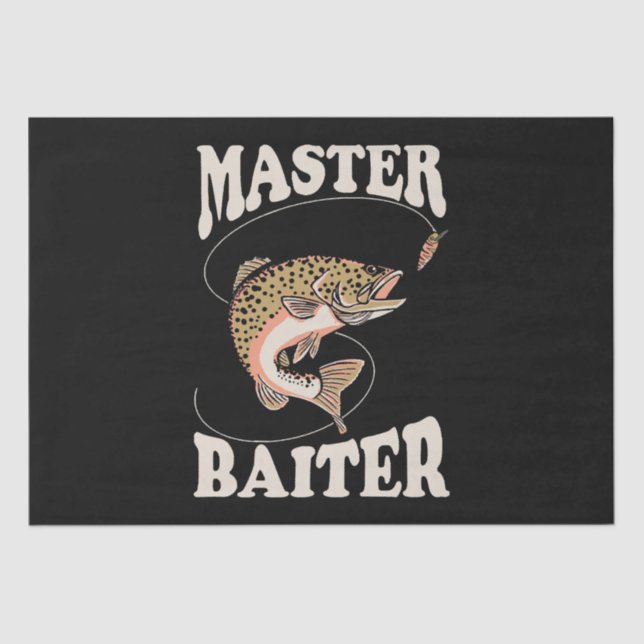 Papel De Seda Pesca com Baiter Master (Frente )