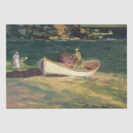 Papel De Seda Pescador em Cabo Elizabeth (Maine, EUA)