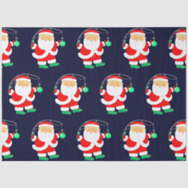 Papel De Seda Pescaria de Férias de Natal