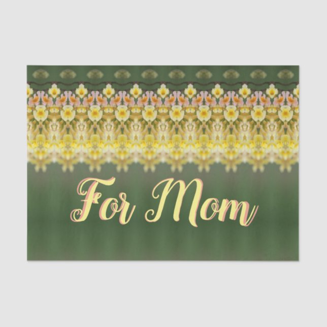 Papel De Seda Pêssego doce e amarelo-manteiga (Frente )