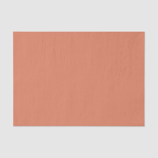 Papel De Seda Pêssego Escuro (cor sólida)  (Frente )