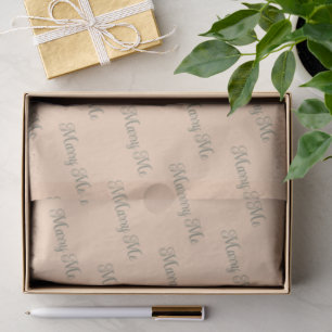Papel De Seda Pêssego Puff e Verde Salvia Suave 'Case comigo' Pr