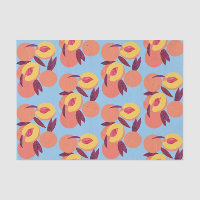 Papel De Seda Pêssegos (Frente )