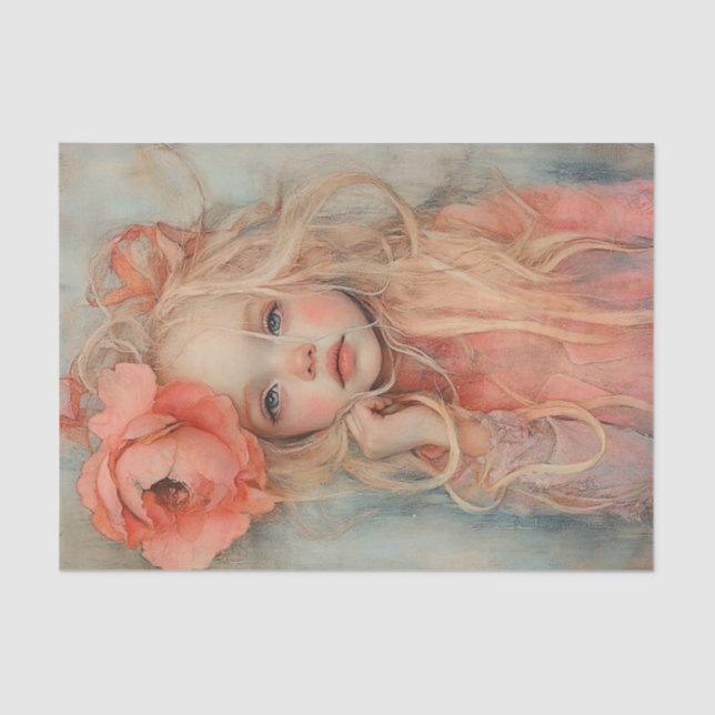 Papel De Seda Pêssegos e beleza Creme6 (Frente )