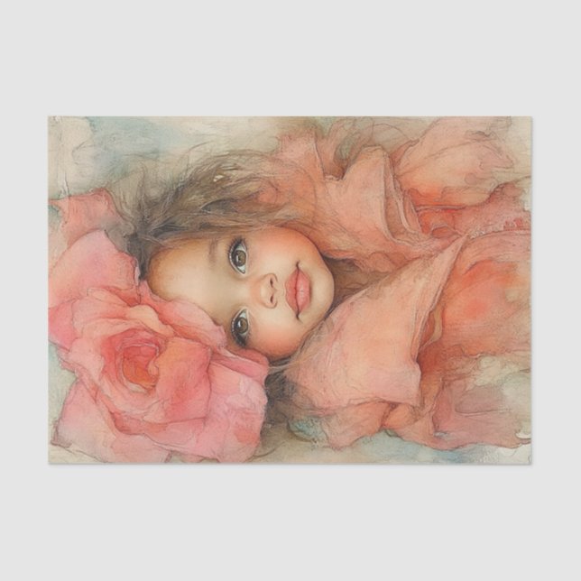 Papel De Seda Pêssegos e Beleza do Creme1 (Frente )