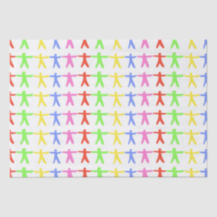 Papel De Seda Pessoas de Consciência do Autismo