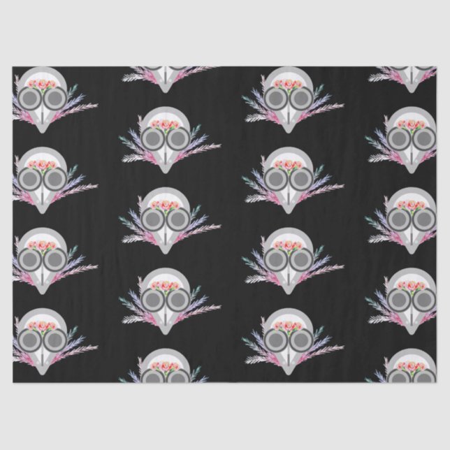 Papel De Seda Peste Doutor Spooky Whimsical Halloween (Frente )