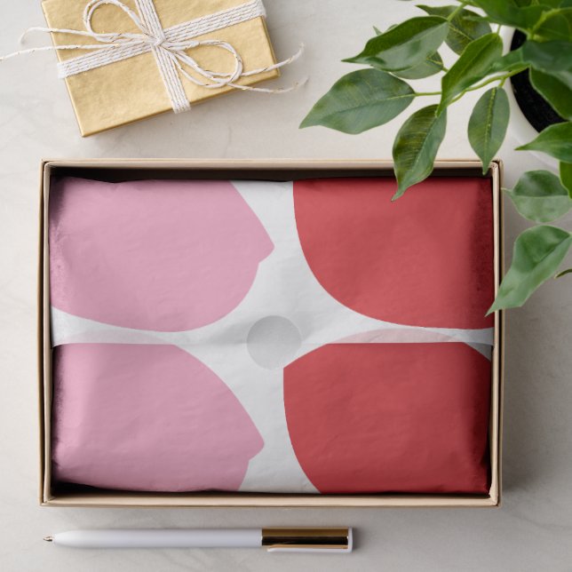 Papel De Seda Pétalas de Flores Rosa Vermelho (Presente)