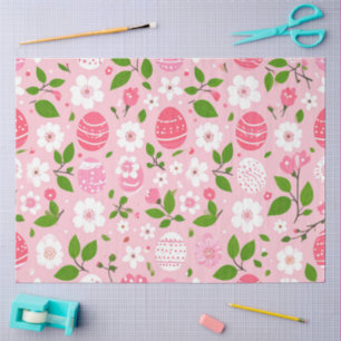 Papel De Seda Pétalas e Ovos Pintados
