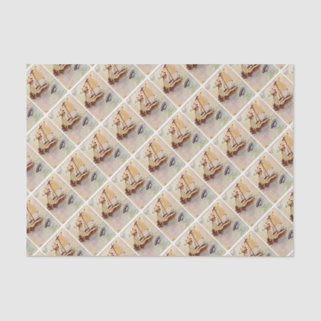 Papel De Seda Peter Pan na jangada do ninho (Frente )