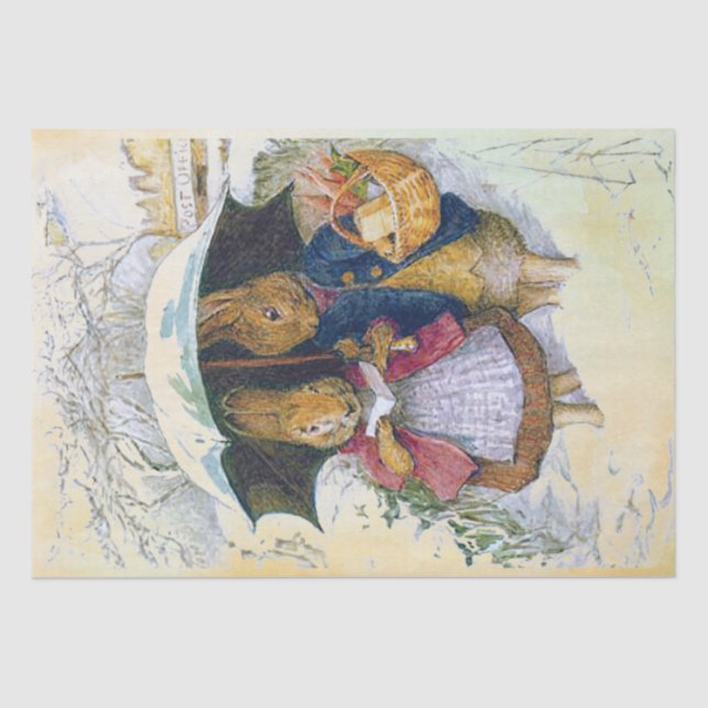 Papel De Seda Peter Rabbit (guarda-chuva) (Frente )
