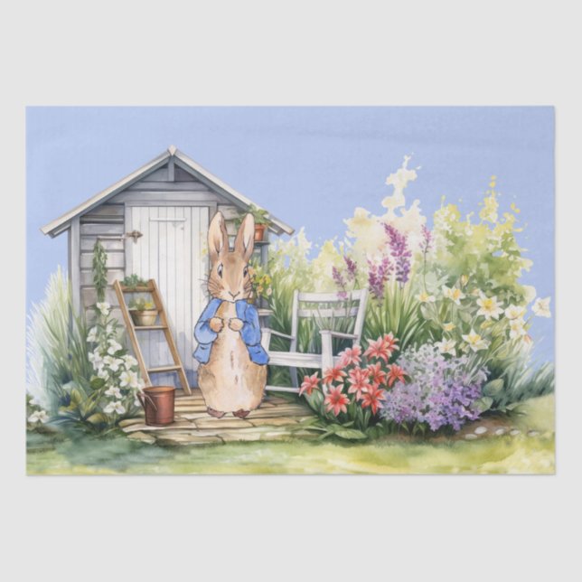 Papel De Seda Peter the Rabbit Garden Shed (Frente )