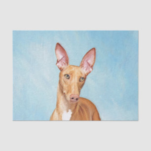 Papel De Seda Pharaoh Hound Painting - Arte Cachorra Original
