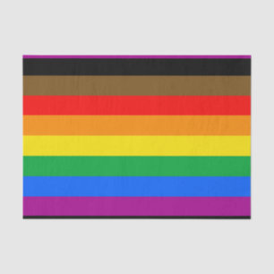 Papel De Seda Philly Rainbow Pride Flag