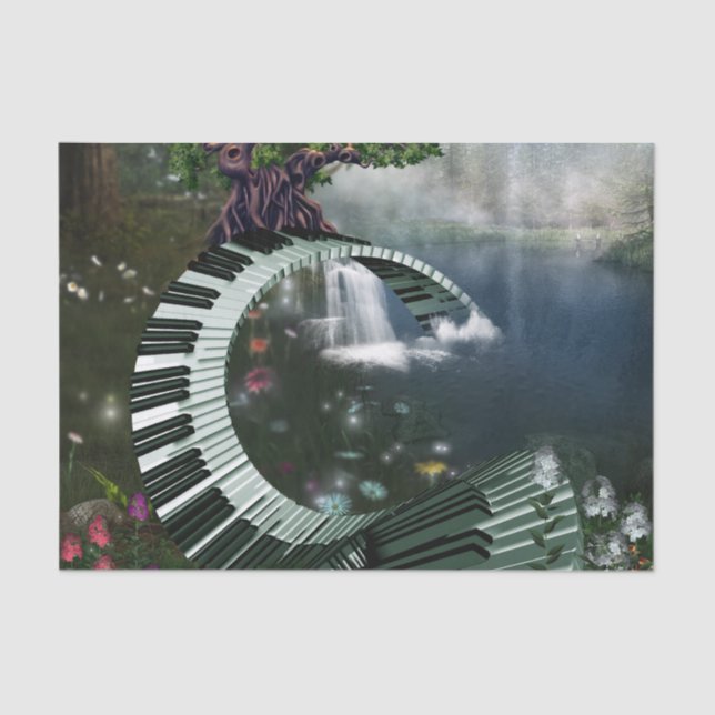 Papel De Seda piano fantástico (Frente )