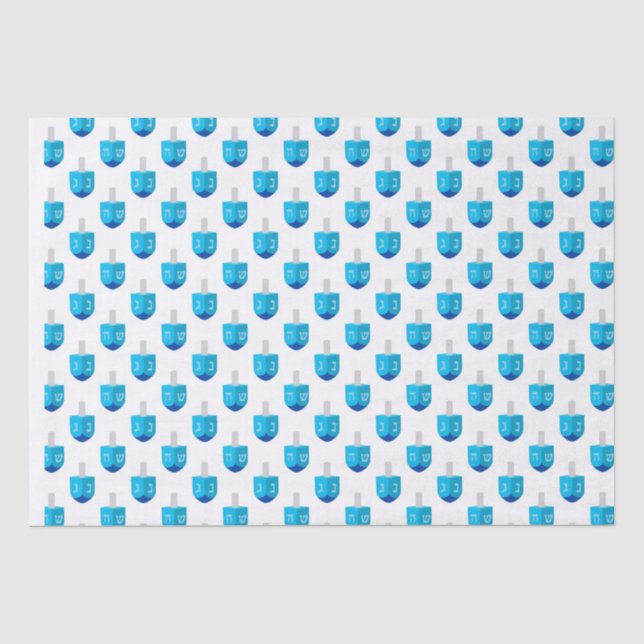 Papel De Seda Pião de Hanukkah (Frente )