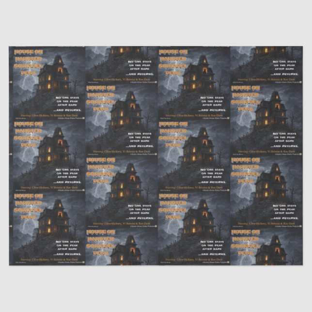 Papel De Seda Pico de Esquilo Assombrado Paródia (Frente )