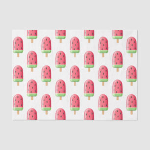 Papel De Seda Picolé de Melancia (Design 41 Série Vermelha)