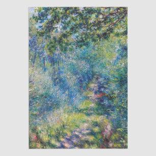Papel De Seda Pierre-Auguste Renoir - Caminho na Floresta