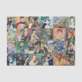 Papel De Seda Pierre-Auguste Renoir - Colagem em Grade de Master