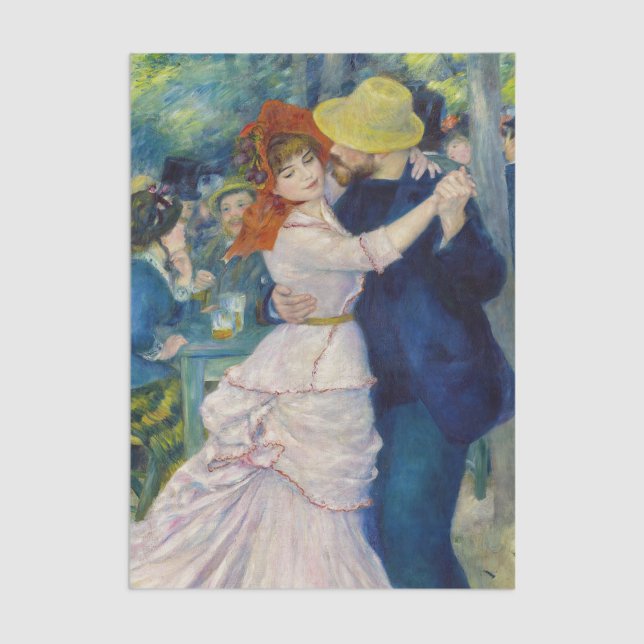 Papel De Seda Pierre-Auguste Renoir - Dança em Bougal (Criador carregado)