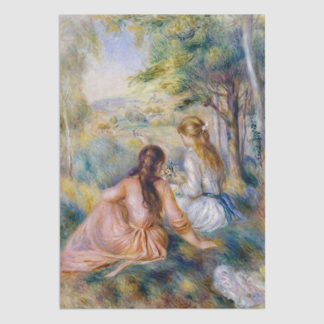 Papel De Seda Pierre-Auguste Renoir - No Prado (Criador carregado)