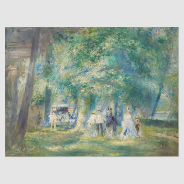 Papel De Seda Pierre-Auguste Renoir - O Partido na Nuvem Santo (Frente )