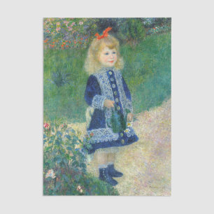 Papel De Seda Pierre-Auguste Renoir - Uma garota com uma lata de