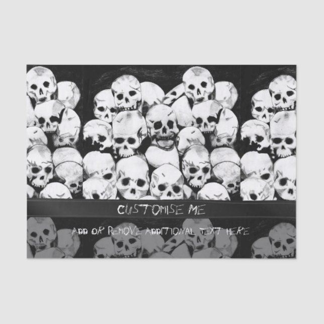 Papel De Seda Pile-O-Skulls (Frente )