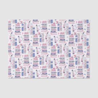 Papel De Seda Pilha de conto de fadas de Cinza branca