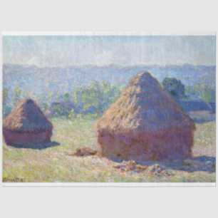 Papel De Seda Pilhas de trigo (fim do Verão), Monet