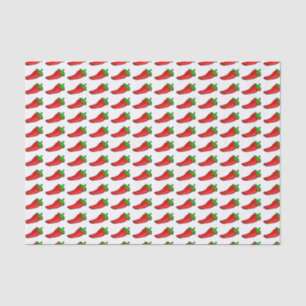 Papel De Seda Pimentas de pimentão vermelho