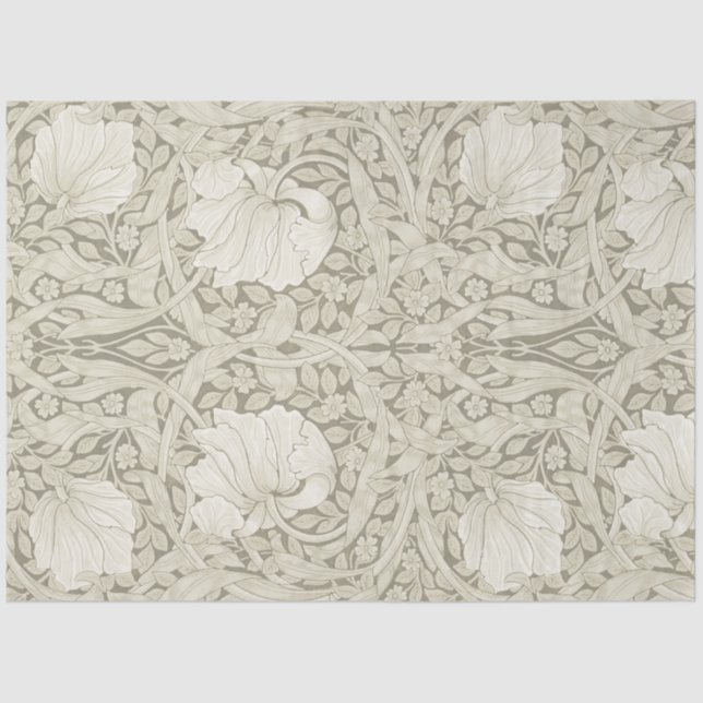 Papel De Seda Pimpernel Ivory, William Morris (Frente )