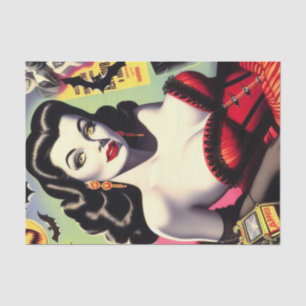 Papel De Seda Pin-up de Beauty Vampire