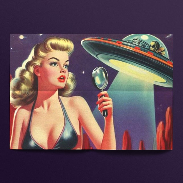 Papel De Seda Pin-up do Ufo (Criador carregado)