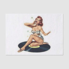 Papel De Seda Pin Up Girl on Record