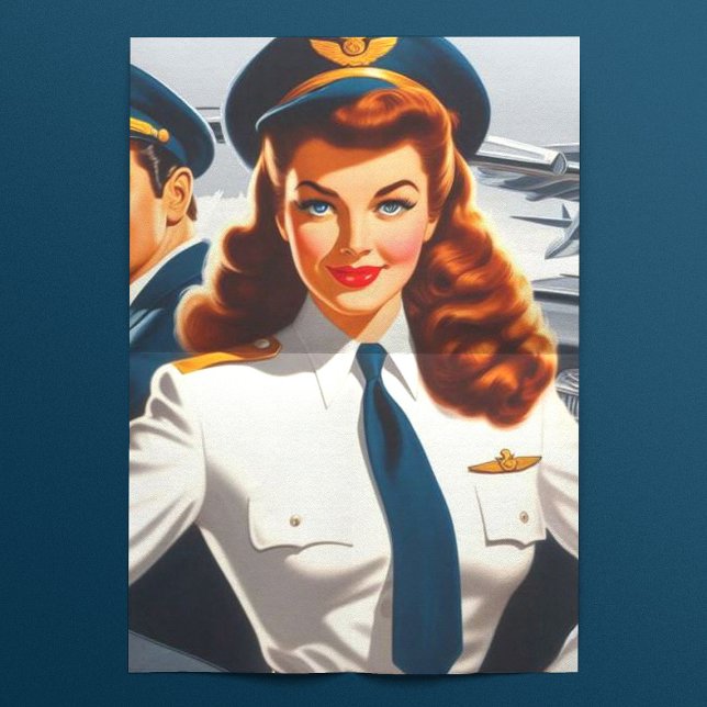 Papel De Seda Pin-up Piloto (Criador carregado)