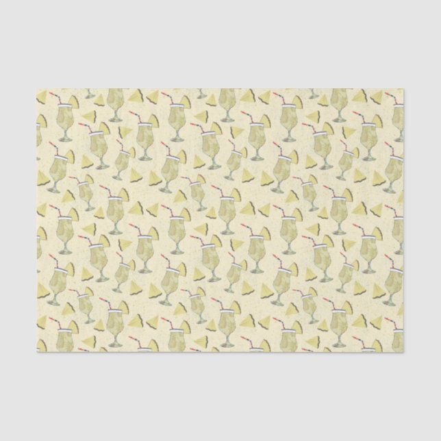 Papel De Seda Pina Colada (Frente )
