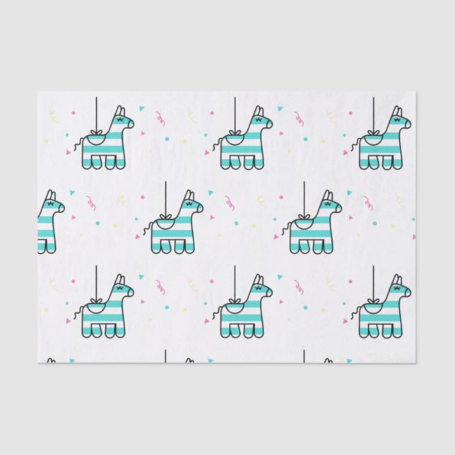 Papel De Seda Piñata Fiesta (Frente )