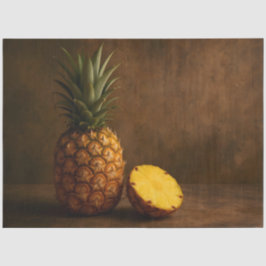 Papel De Seda Pineapple & Slice Rustic Grunge Decoupage 