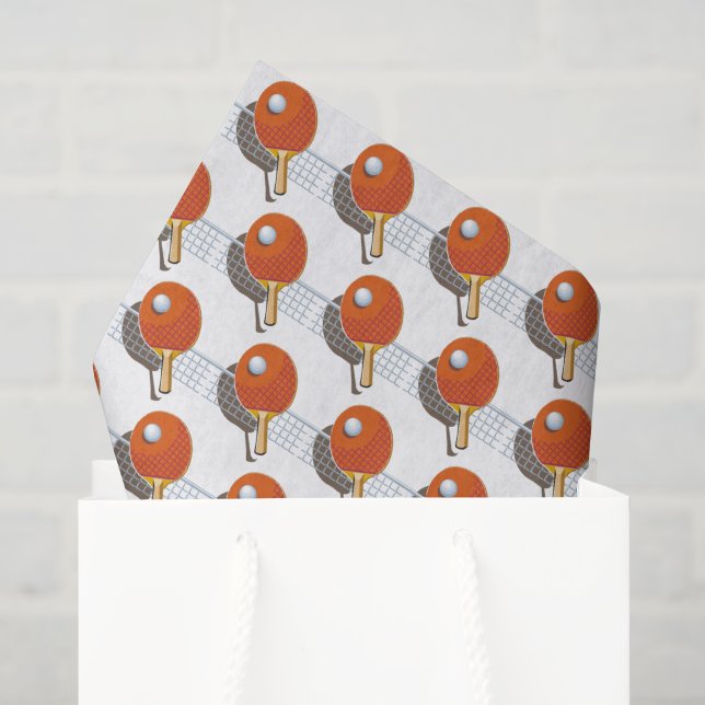 Papel de Seda Ping Pong, Decoupage de Tênis de Mes (Sacola de presentes)